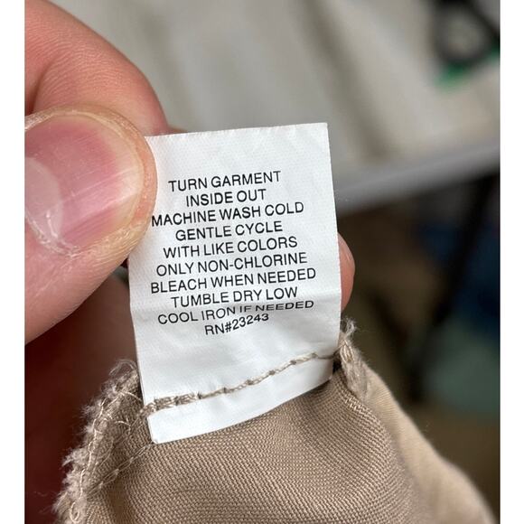 New York & Co. Women’s 6 Tan 4” Hampton Cotton Blend Chino Shorts NWT - Picture 5 of 5